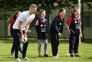 9 May 2017; Shamrock Rovers player Paul Corry was in Bluebell Community Centre today at the AIG Heroes event. The AIG Heroes initiative is part of the insurance company’s community engagement programme and is designed to give support to local communities by leveraging their sporting sponsorships to provide positive role models and build confidence for young people. More information at www.aig.ie. Bluebell Community College, Bluebell, Dublin. Photo by Sam Barnes/Sportsfile