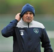 8 November 2011; Republic of Ireland assistant manager Marco Tardelli before a management update ahead of their UEFA EURO2012 Qualifying Play-off 1st leg match against Estonia on Friday. Republic of Ireland Management Update, Gannon Park, Malahide, Dublin. Picture credit: David Maher / SPORTSFILE
