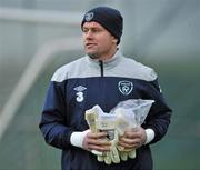 9 November 2011; Republic of Ireland goalkeeper Shay Given during squad training ahead of their UEFA EURO2012 Qualifying Play-off 1st leg match against Estonia on Friday. Republic of Ireland Squad Training, Gannon Park, Malahide, Dublin. Picture credit: David Maher / SPORTSFILE