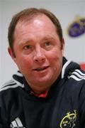 9 November 2011; Munster head coach Tony McGahan during a press conference ahead of their Heineken Cup, Pool 1, Round 1, match against Northampton Saints on Saturday. Munster Rugby Press Conference, Cork Institute of Technology, Bishopstown, Cork. Picture credit: Matt Browne / SPORTSFILE