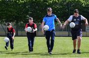 9 May 2017; Dublin footballer Michael Fitzsimons was in Bluebell Community Centre today at the AIG Heroes event along with pupils from St Ultans School in Cherry Orchard, Dublin. The AIG Heroes initiative is part of the insurance company’s community engagement programme and is designed to give support to local communities by leveraging their sporting sponsorships to provide positive role models and build confidence for young people. More information at www.aig.ie.  Photo by Sam Barnes/Sportsfile