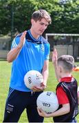 9 May 2017; Dublin footballer Michael Fitzsimons was in Bluebell Community Centre today at the AIG Heroes event along with pupils from St Ultans School in Cherry Orchard, Dublin. The AIG Heroes initiative is part of the insurance company’s community engagement programme and is designed to give support to local communities by leveraging their sporting sponsorships to provide positive role models and build confidence for young people. More information at www.aig.ie.  Bluebell Community College, Bluebell, Dublin. Photo by Sam Barnes/Sportsfile
