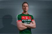 11 May 2017; Cillian O’Connor of Mayo poses for a portrait at the Connacht GAA Senior Football & Hurling Championships 2017 launch at the Connacht GAA Centre in Claremorris, Co. Mayo. Photo by Sam Barnes/Sportsfile
