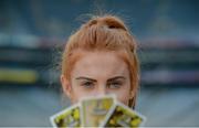 12 May 2017; Collette Dormer of Kilkenny in attendance at the Cúl Heroes 2017 Trading Card and Magazine launch at Croke Park in Dublin. Photo by Piaras Ó Mídheach/Sportsfile