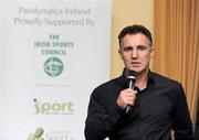 11 November 2011; The Irish Paralympic squad gathered in Limerick to further advance their preparations for the London 2012 Paralympic Games. With less than 300 hundred days to go, the Irish Team are looking forward to a hugely successful Games. At the camp is Boxing coach Billy Walsh. University of Limerick, Limerick. Picture credit: Brian Lawless / SPORTSFILE