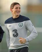 12 November 2011; Republic of Ireland's Keith Andrews in action during squad training ahead of their UEFA EURO2012 Qualifying Play-off 2nd leg match against Estonia on Tuesday. Republic of Ireland Squad Training, Gannon Park, Malahide, Dublin. Picture credit: Brendan Moran / SPORTSFILE
