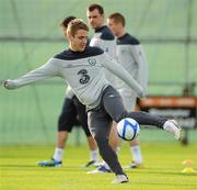 12 November 2011; Republic of Ireland's Kevin Doyle in action during squad training ahead of their UEFA EURO2012 Qualifying Play-off 2nd leg match against Estonia on Tuesday. Republic of Ireland Squad Training, Gannon Park, Malahide, Dublin. Picture credit: Brendan Moran / SPORTSFILE
