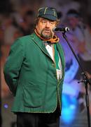 12 November 2011; Entertainer Brendan Grace, in his characher of 'Bottler' performing during at the O'Neills TG4 Ladies Football All-Star Awards 2011. Citywest Hotel, Saggart, Co. Dublin. Picture credit: Brendan Moran / SPORTSFILE
