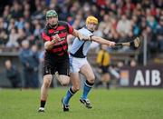 13 November 2011; Andy Maloney, Ballygunner, Waterford, in action against  Brian Hartnett, Na Piarsaigh, Limerick. AIB Munster GAA Hurling Senior Club Championship Semi-Final, Na Piarsaigh, Limerick v Ballygunner, Waterford, Walsh Park, Waterford. Picture credit: Barry Cregg / SPORTSFILE