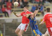 13 November 2011; Ken Darcy, St Brigid's, Dublin, in action against Michael Gorman, Summerhill, Meath. AIB Leinster GAA Football Senior Club Championship, First Round, Summerhill, Meath v St Brigid's, Dublin, Pairc Tailteann, Navan, Co. Meath. Photo by Sportsfile