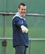 14 November 2011; Republic of Ireland goalkeeper Shay Given during squad training ahead of their UEFA EURO2012 Qualifying Play-off 2nd leg match against Estonia on Tuesday. Republic of Ireland Squad Training, Gannon Park, Malahide, Dublin. Picture credit: David Maher / SPORTSFILE