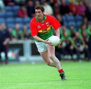 12 May 2002; Thomas Walsh of Carlow during the Bank of Ireland Leinster Senior Football Championship First Round match between Westmeath and Carlow at O'Moore Park in Portlaoise, Laois. Photo by Aoife Rice/Sportsfile