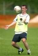 21 May 2002; Roy Keane during a Republic of Ireland squad training session at Ada Gym in Susupe, Saipan, Northern Mariana Islands. Photo by David Maher/Sportsfile