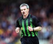 12 May 2002; Referee Paddy Russell during the Bank of Ireland Ulster Senior Football Championship Preliminary Round match between Cavan and Donegal at Breffni Park in Cavan. Photo by Ray McManus/Sportsfile