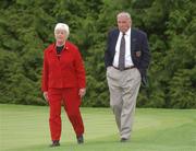 19 May 2002; Tom and Judy Kane during day three of the AIB Irish Seniors Open at Adare Manor Hotel and Golf Resort in Limerick. Photo by Matt Browne/Sportsfile