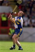 19 May 2002; Clare goalkeeper David Fitzgerald during the Guinness Munster Senior Hurling Championship Quarter-Final match between Tipperary and Clare at Páirc Uí Chaoimh in Cork. Photo by Brendan Moran/Sportsfile