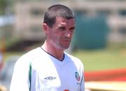 22 May 2002; Republic of Ireland captain Roy Keane during a Republic of Ireland squad training session at Ada Gym in Susupe, Saipan, Northern Mariana Islands. Photo by David Maher/Sportsfile