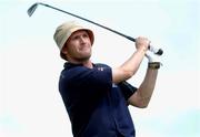 22 May 2002; Robbie Keane of Republic of Ireland watches his tee shot from the 1st tee during a round of golf at the Coral Beach Resort Gofl Club in Saipan, Northern Mariana Islands. Photo by David Maher/Sportsfile