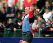 4 May 2002; Richie Weir of Belfast Harlequins during the AIB All-Ireland League Division 2 Final match between Belfast Harlequins v UL Bohemian at Lansdowne Road in Dublin. Photo by Brendan Moran/Sportsfile