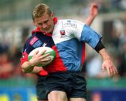 4 May 2002; Johnny Lowe of Belfast Harlequins during the AIB All-Ireland League Division 2 Final match between Belfast Harlequins v UL Bohemian at Lansdowne Road in Dublin. Photo by Brendan Moran/Sportsfile