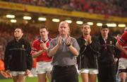 25 May 2002; Munster head coach Declan kidney following his side's defeat during the Heineken Cup Final match between Leicester Tigers and Munster at the Millennium Stadium in Cardiff, Wales. Photo by Matt Browne/Sportsfile