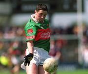 19 May 2002; David Geraghty of Mayo during the Connacht Minor Football Championship Quarter-Final match between Mayo and Galway at Dr Hyde Park in Roscommon. Photo by Damien Eagers/Sportsfile