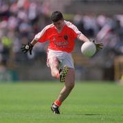 19 May 2002; Michael O'Rourke of Armagh during the Ulster Minor Football Championship Quarter-Final match between Armagh and Tyrone at St Tiernach's Park in Clones, Monaghan. Photo by Aoife Rice/Sportsfile