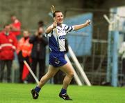 26 May 2002;  Waterford's Ken McGrath celebrates at the final whistle following his side's victory during the Guinness Munster Senior Hurling Championship Semi-Final match between Waterford and Cork at Semple Stadium in Thurles, Tipperary. Photo by Brendan Moran/Sportsfile