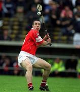 26 May 2002; Derek Barrett of Cork during the Guinness Munster Senior Hurling Championship Semi-Final match between Waterford and Cork at Semple Stadium in Thurles, Tipperary. Photo by Brendan Moran/Sportsfile