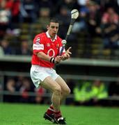 26 May 2002; Derek Barrett of Cork during the Guinness Munster Senior Hurling Championship Semi-Final match between Waterford and Cork at Semple Stadium in Thurles, Tipperary. Photo by Brendan Moran/Sportsfile