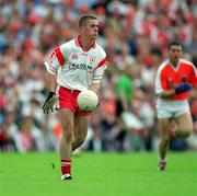 26 May 2002; Philip Jordan of Tyrone during the Bank of Ireland Ulster Senior Football Championship Quarter-Final Replay match between Armagh and Tyrone at St Tiernach's Park in Clones, Monaghan. Photo by Aoife Rice/Sportsfile
