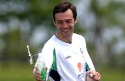 28 May 2002; Gary Breen during a Republic of Ireland squad training session at Izumo Sports Park in Izumo, Japan. Photo by David Maher/Sportsfile