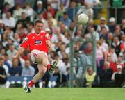 26 May 2002; Mark Stanfield of Louth during the Bank of Ireland Leinster Senior Football Championship Quarter-Final match between Kildare and Louth at Páirc Tailteann in Navan, Meath. Photo by Ray McManus/Sportsfile