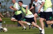 29 May 2002; Robbie Keane during a Republic of Ireland squad training session at Izumo Sports Park in Izumo, Japan. Photo by David Maher/Sportsfile