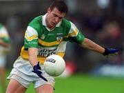 26 May 2002; Ciarán McManus of Offaly during the Bank of Ireland Leinster Senior Football Championship Quarter-Final match between Offaly and Laois at O'Connor Park in Tullamore, Offaly. Photo by Matt Browne/Sportsfile