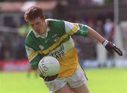 26 May 2002; Pascal Kellaghan of Offaly during the Bank of Ireland Leinster Senior Football Championship Quarter-Final match between Offaly and Laois at O'Connor Park in Tullamore, Offaly. Photo by Matt Browne/Sportsfile