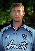 22 May 2002; Tommy Moore during a Dublin Hurling squad portraits session. Photo by Damien Eagers/Sportsfile
