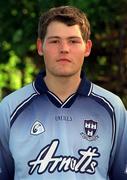 22 May 2002; David Curtin during a Dublin Hurling squad portraits session. Photo by Damien Eagers/Sportsfile