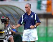 1 June 2002; Republic of Ireland manager Mick McCarthy during the FIFA World Cup 2002 Group E match between Republic of Ireland and Cameroon at Big Swan Stadium in Niigata, Japan. Photo by David Maher/Sportsfile