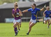 14 May 2017; Fiona Rochford of Wexford in action against Siobhan Condon of Tipperary during the Lidl National Football League Division 3 Final Replay match between Tipperary and Wexford at St. Brendan's Park in Birr, Co. Offaly. Photo by Matt Browne/Sportsfile
