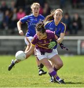 14 May 2017; Clara Donnelly of Wexford in action against Caoimhe Condon of Tipperary during the Lidl National Football League Division 3 Final Replay match between Tipperary and Wexford at St. Brendan's Park in Birr, Co. Offaly. Photo by Matt Browne/Sportsfile