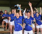 14 May 2017; Samantha Lambert captain of Tipperary lifts the cup after the Lidl National Football League Division 3 Final Replay match between Tipperary and Wexford at St. Brendan's Park in Birr, Co. Offaly. Photo by Matt Browne/Sportsfile