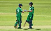 14 May 2017; Niall O'Brien, left, and Andrew Balbirnie of Ireland during the One Day International match between Ireland and New Zealand at Malahide Cricket Club in Dublin. Photo by Brendan Moran/Sportsfile