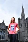 15 May 2017; 2016 national marathon champion and mum of four, Laura Graham, today launched the SSE Airtricity Dublin Marathon and Race Series at St Patrick's Cathedral, Dublin. All marathon finishers will receive a commemorative medal to mark the 350th anniversary of writer Jonathon Swift’s birth, with the race route passing St Patrick's Cathedral, Dublin where Swift was Dean.     Photo by Sam Barnes/Sportsfile