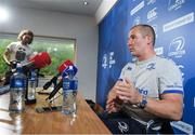 15 May 2017; Leinster senior coach Stuart Lancaster during a press conference at Leinster Rugby Headquarters in UCD, Dublin. Photo by Stephen McCarthy/Sportsfile