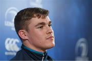 15 May 2017; Leinster's Garry Ringrose during a press conference at Leinster Rugby Headquarters in UCD, Dublin. Photo by Stephen McCarthy/Sportsfile