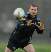 16 November 2011; Leinster's Gordon D'Arcy in action during squad training ahead of their Heineken Cup Pool 3 Round 2 match against Glasgow Warriors on Sunday. Leinster rugby squad training, Thornfields, UCD, Belfield, Dublin. Picture credit: Matt Browne / SPORTSFILE