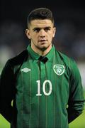 14 November 2011; Robbie Brady, Republic of Ireland. UEFA Under-21 Championships Qualifier, Republic of Ireland v Liechtenstein, Showgrounds, Sligo. Picture credit: Oliver McVeigh / SPORTSFILE