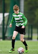 6 May 2017; Oisin Brennan of Ballymote, Co Sligo, competing in the U13 and O10 Boy's Futsal during the Aldi Community Games May Festival 2017 at National Sports Campus, in Abbotstown, Dublin.  Photo by Sam Barnes/Sportsfile