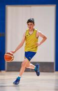 6 May 2017;  Cillian Moran of St Patrick's, Co Cavan, competing in the U13 and O10 mixed Basketball during the Aldi Community Games May Festival 2017 at National Sports Campus, in Abbotstown, Dublin. Photo by Sam Barnes/Sportsfile